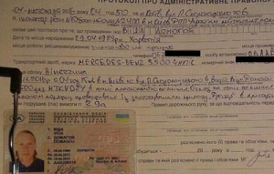 Вида протокол задержания